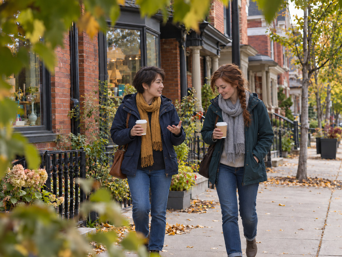 Wortley Village coffee and neighbourhood walks